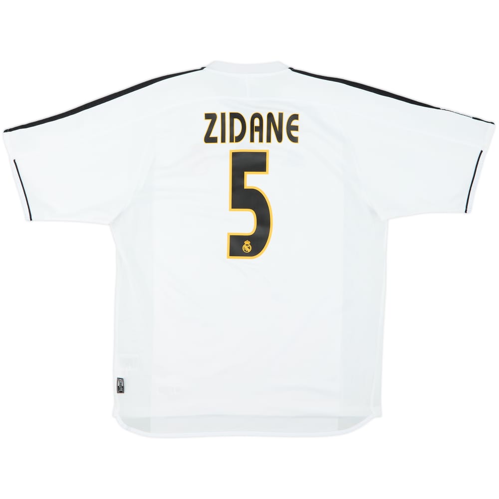 2003-04 Real Madrid Home Shirt Zidane #5 - 6/10 - (L)