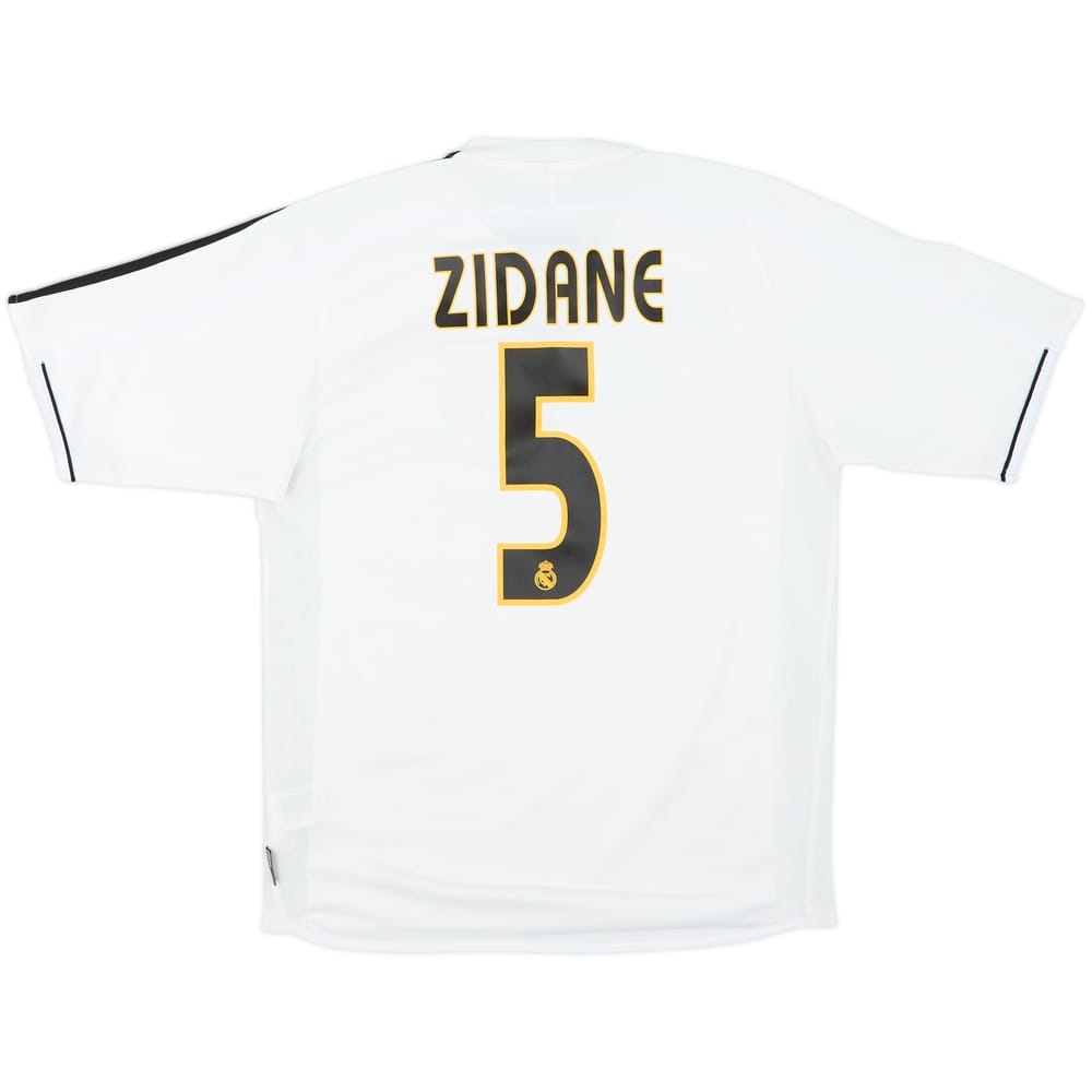 2003-04 Real Madrid Home Shirt Zidane #5 - 7/10 - (S)