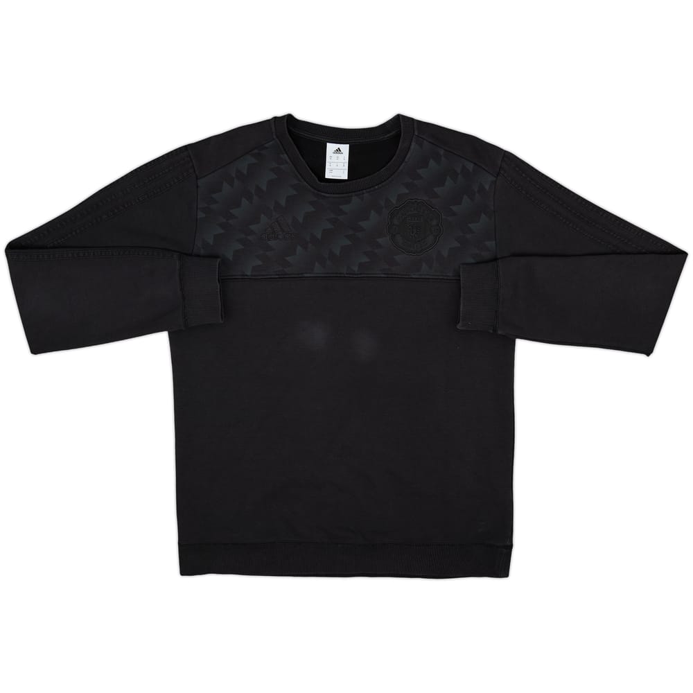 2017-18 Manchester United adidas Sweat Top - 8/10 - (M)