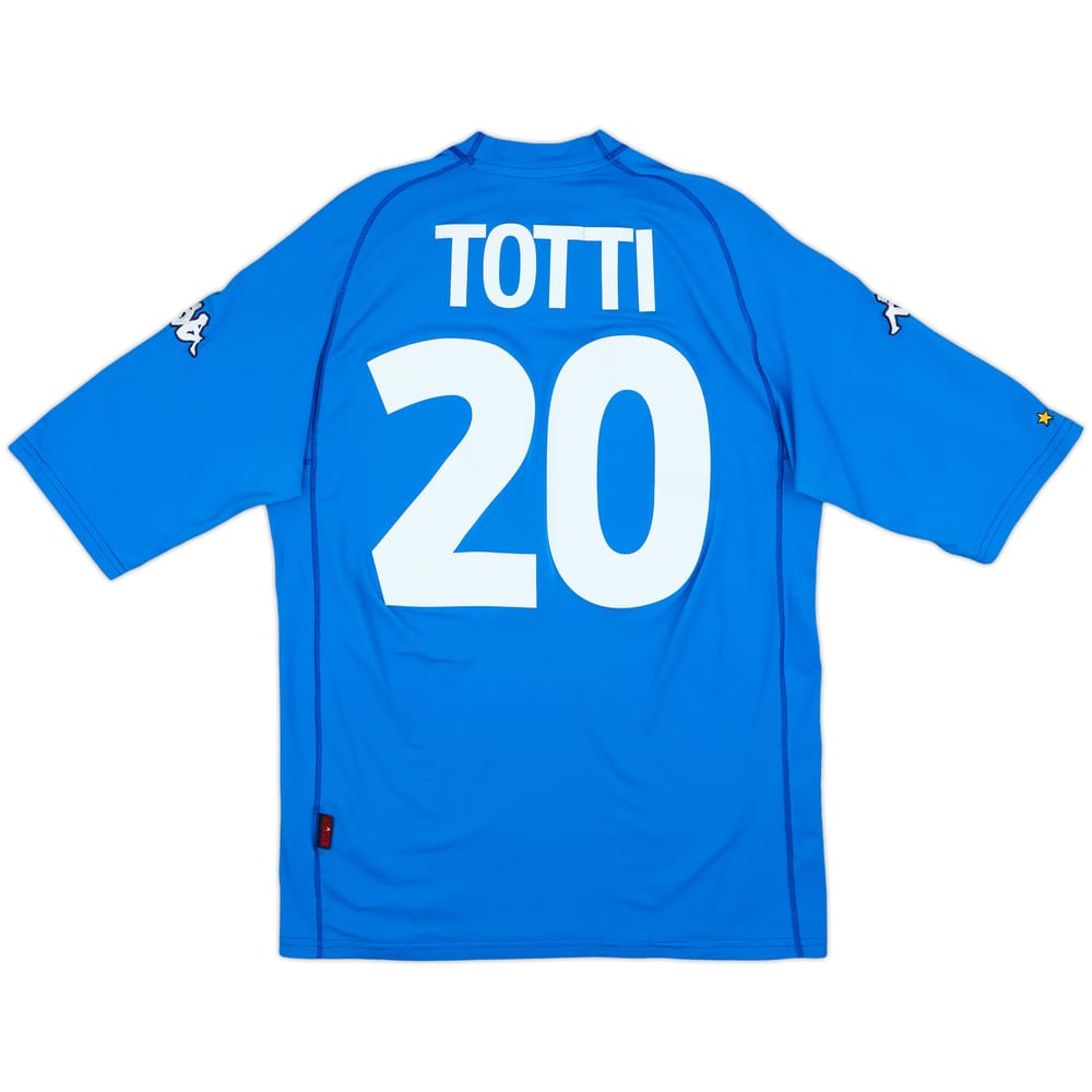 2000-01 Italy Home Shirt Totti #20 - 9/10 - (XL)