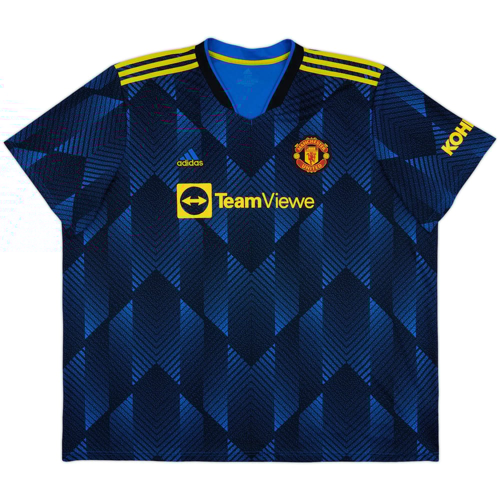 2021-22 Manchester United Third Shirt - 5/10 - (4XL)