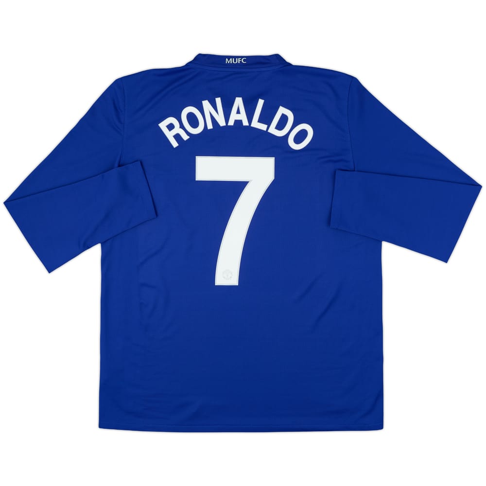 2008-09 Manchester United Third L/S Shirt Ronaldo #7 - 8/10 - (L)