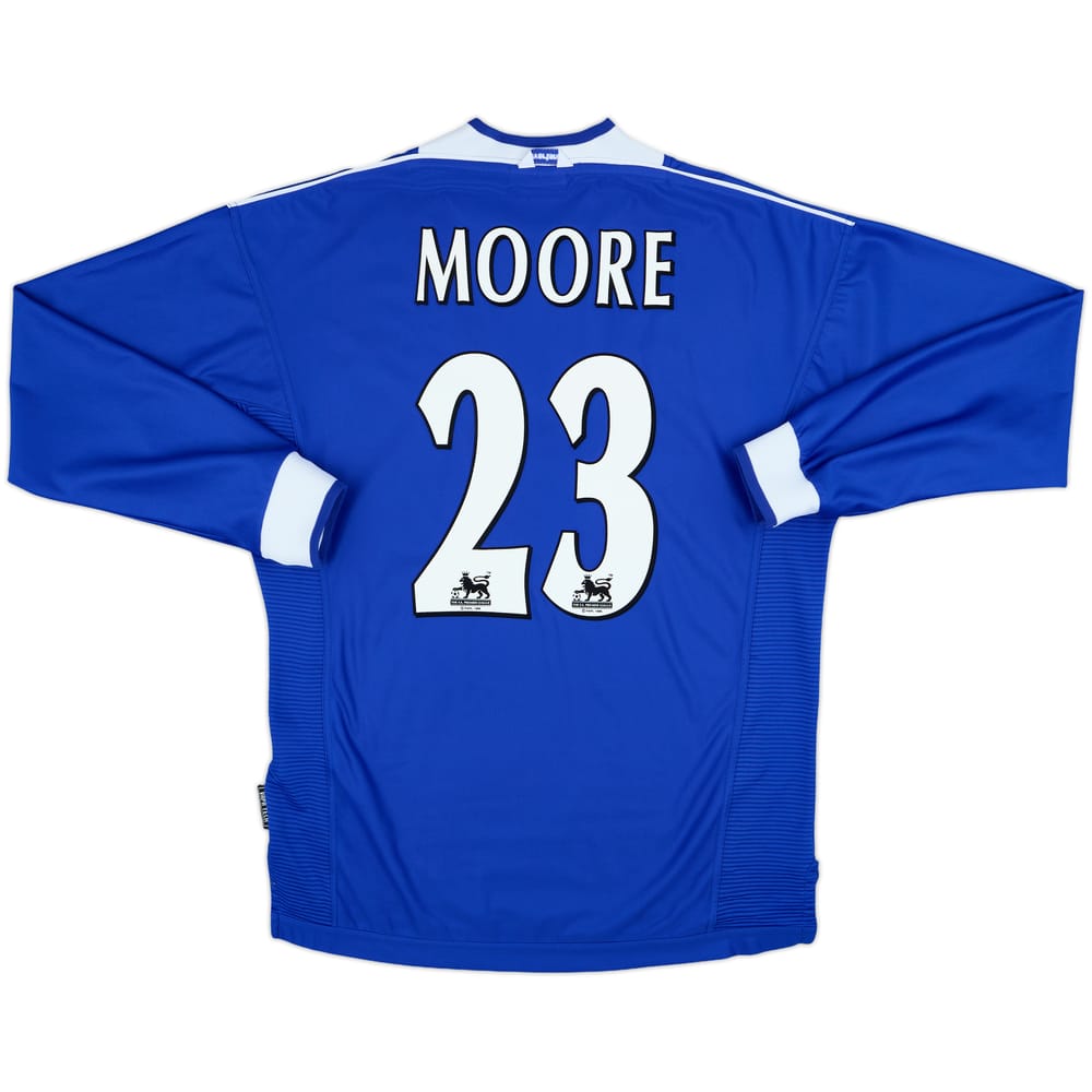 1999-00 Everton Home L/S Shirt Moore #23 - 8/10 - (L)