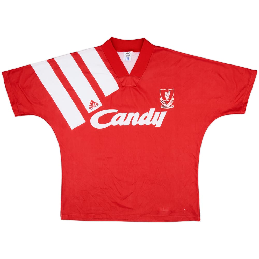 1991-92 Liverpool Home Shirt - 8/10 - (L/XL)