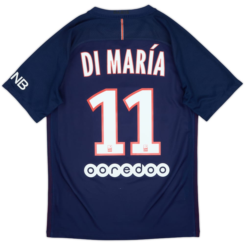 2016-17 Paris Saint-Germain Home Shirt Di Maria #11 - 8/10 - (S)