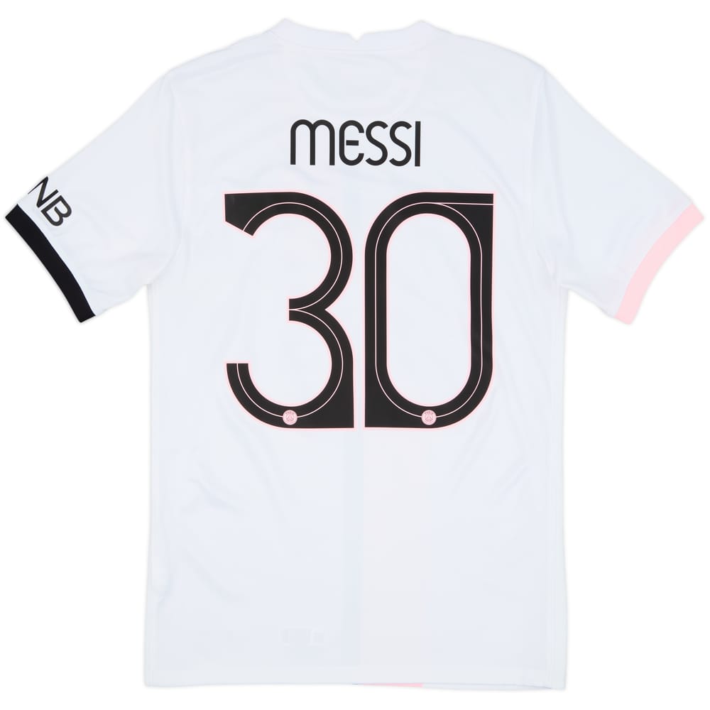 2021-22 Paris Saint-Germain Away Shirt Messi #30 - 6/10 - (S)