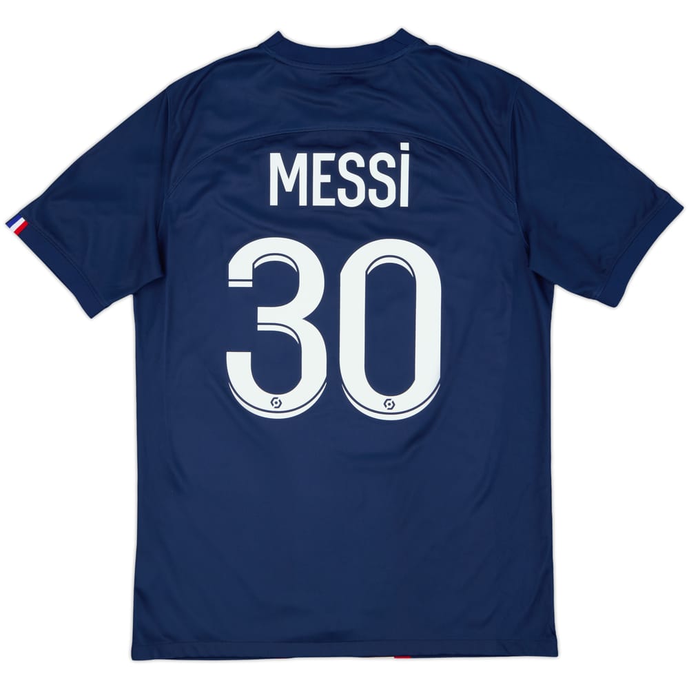 2022-23 Paris Saint-Germain Home Shirt Messi #30 - 7/10 - (M)