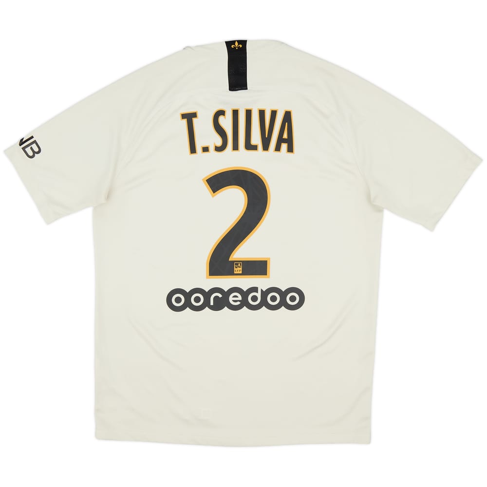2018-19 Paris Saint-Germain Away Shirt T.Silva #2 - 8/10 - (M)