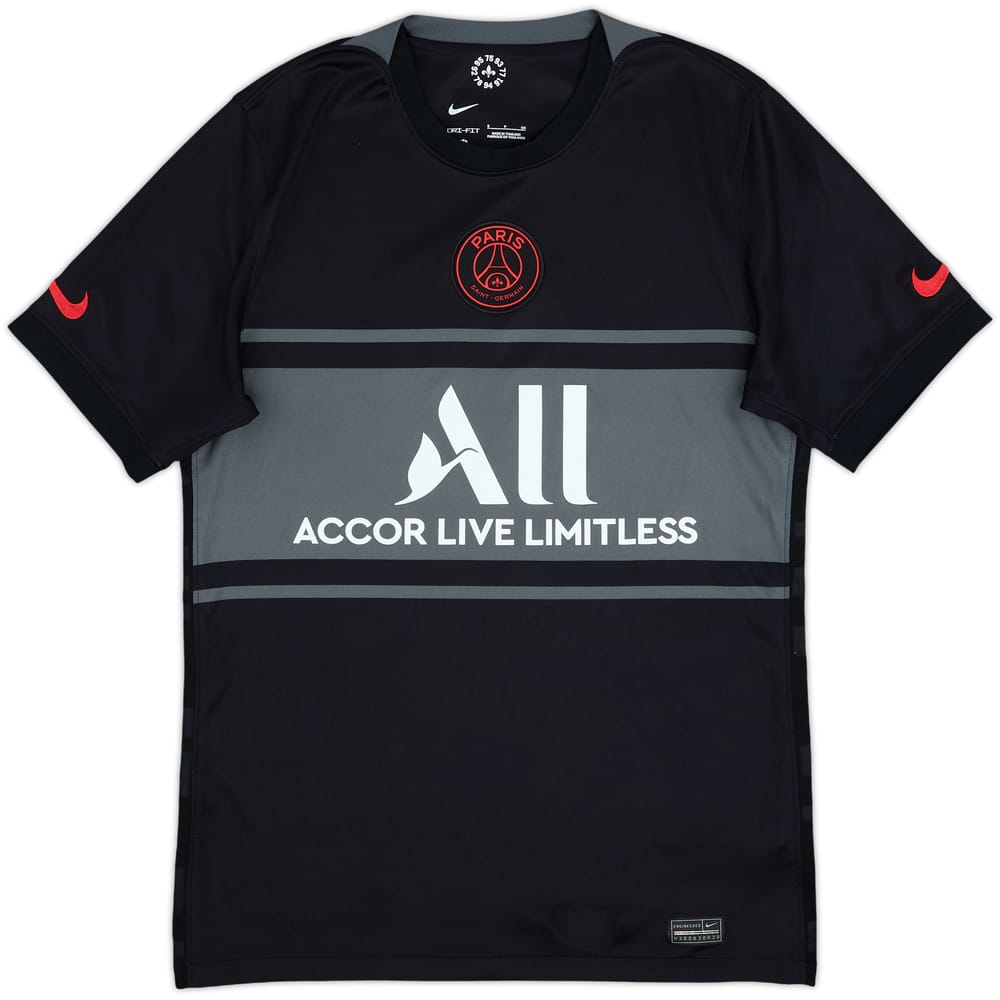 2021-22 Paris Saint-Germain Third Shirt - 8/10 - (S)