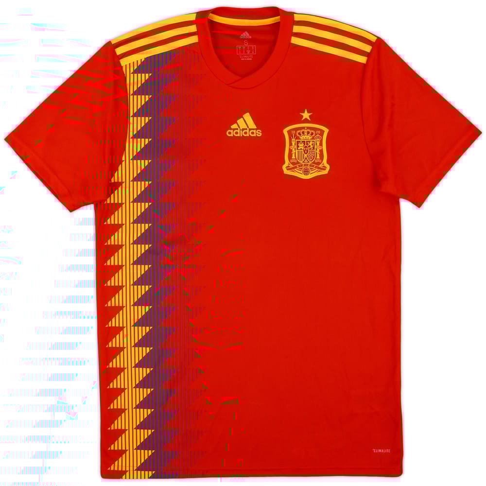 2018-19 Spain Home Shirt - 9/10 - (S)