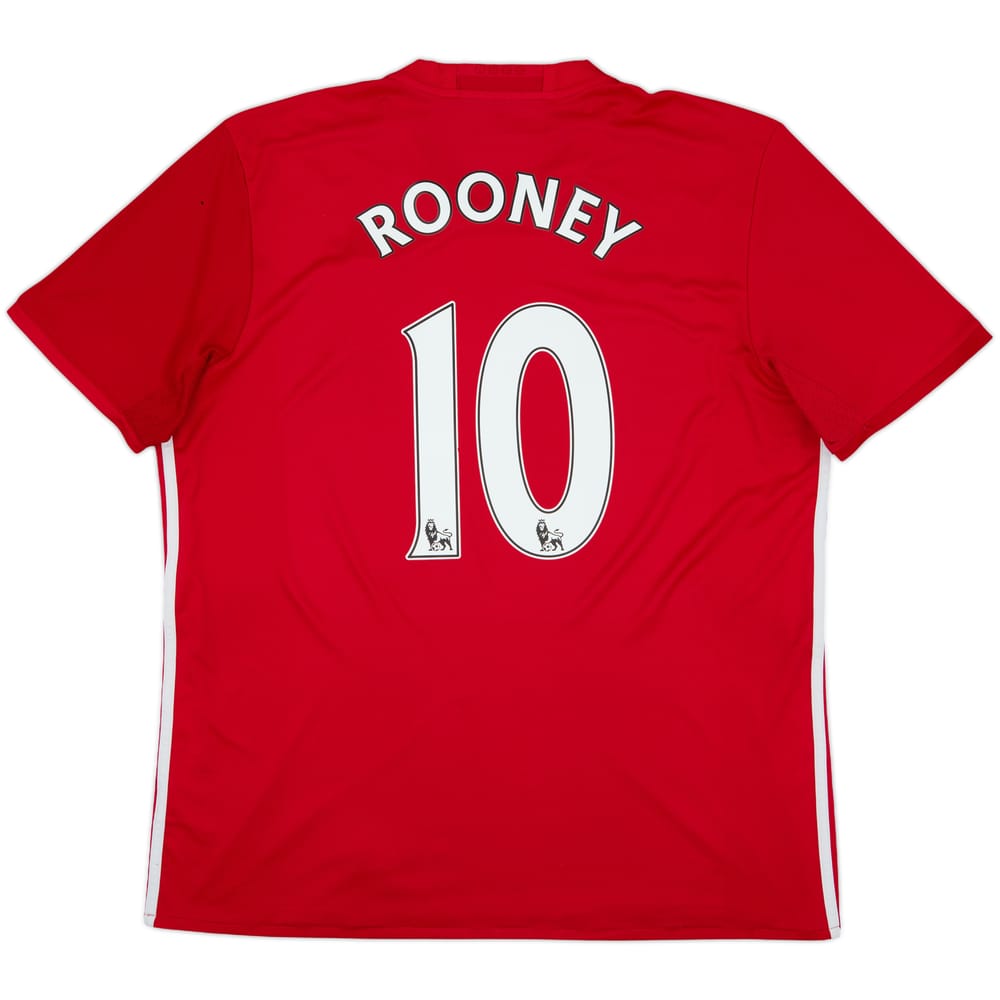 2016-17 Manchester United Home Shirt Rooney #10 - 5/10 - (XL)