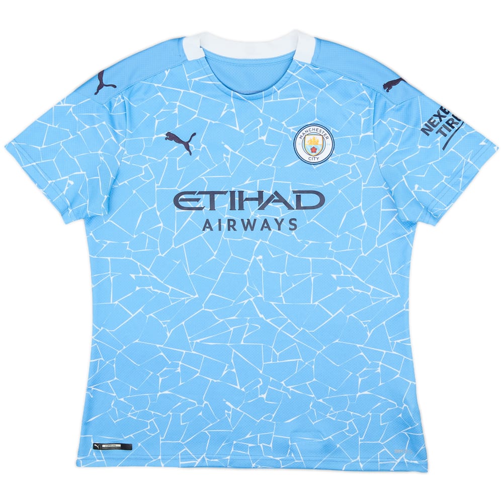 2020-21 Manchester City Home Shirt - 8/10 - (Women's L)