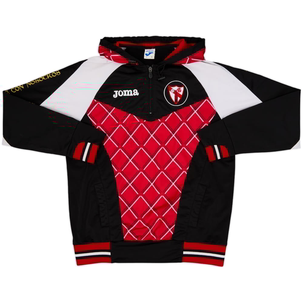 2004-05 Sevilla Atletico Joma Hooded 1/4 Zip Drill Top - 7/10 - (L)