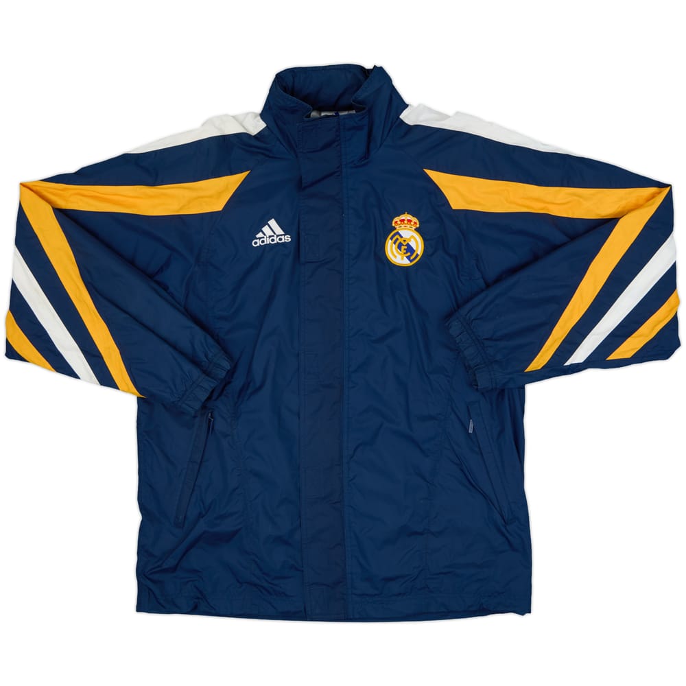 1998-99 Real Madrid adidas Hooded Rain Jacket - 8/10 - (S)