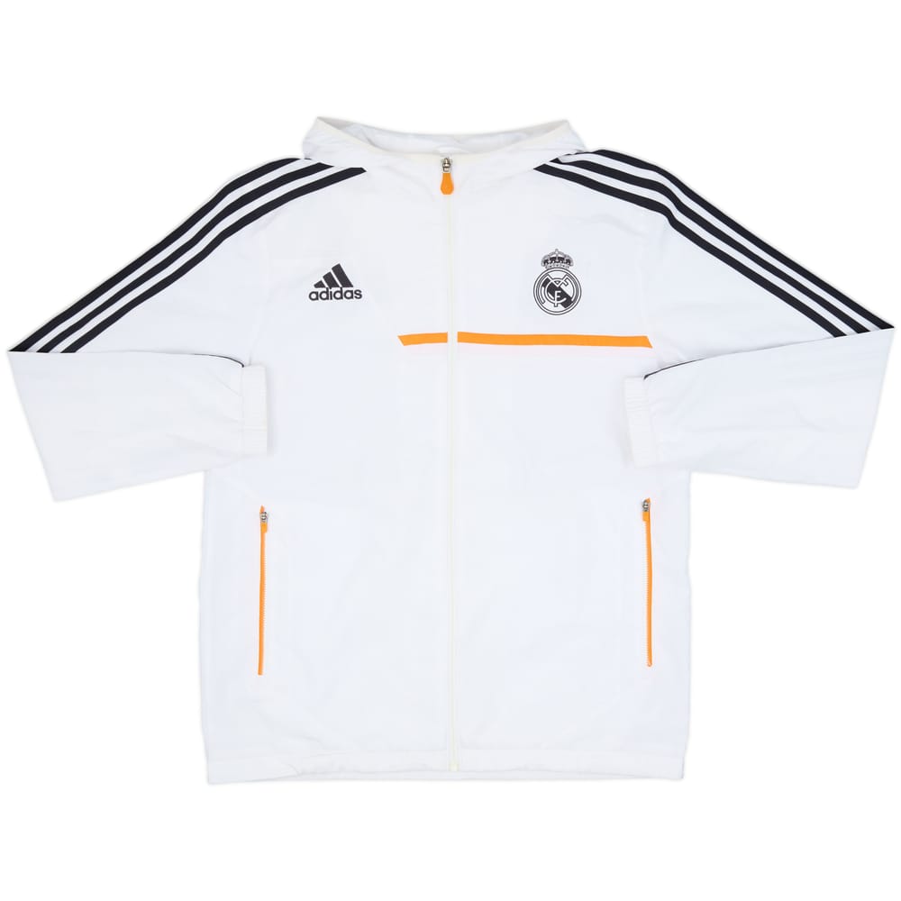 2013-14 Real Madrid adidas Hooded Track Jacket - 7/10 - (M)