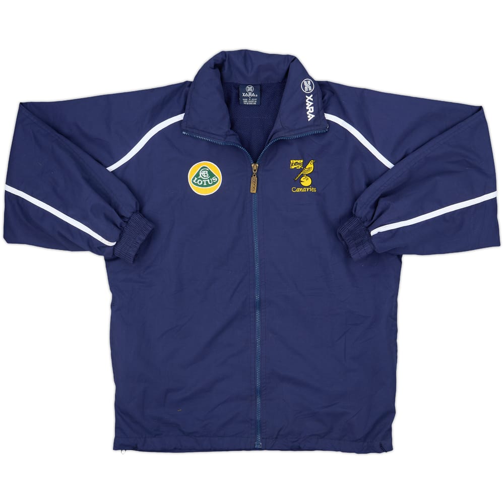 2003-04 Norwich Xara Track Jacket - 7/10 - (S)