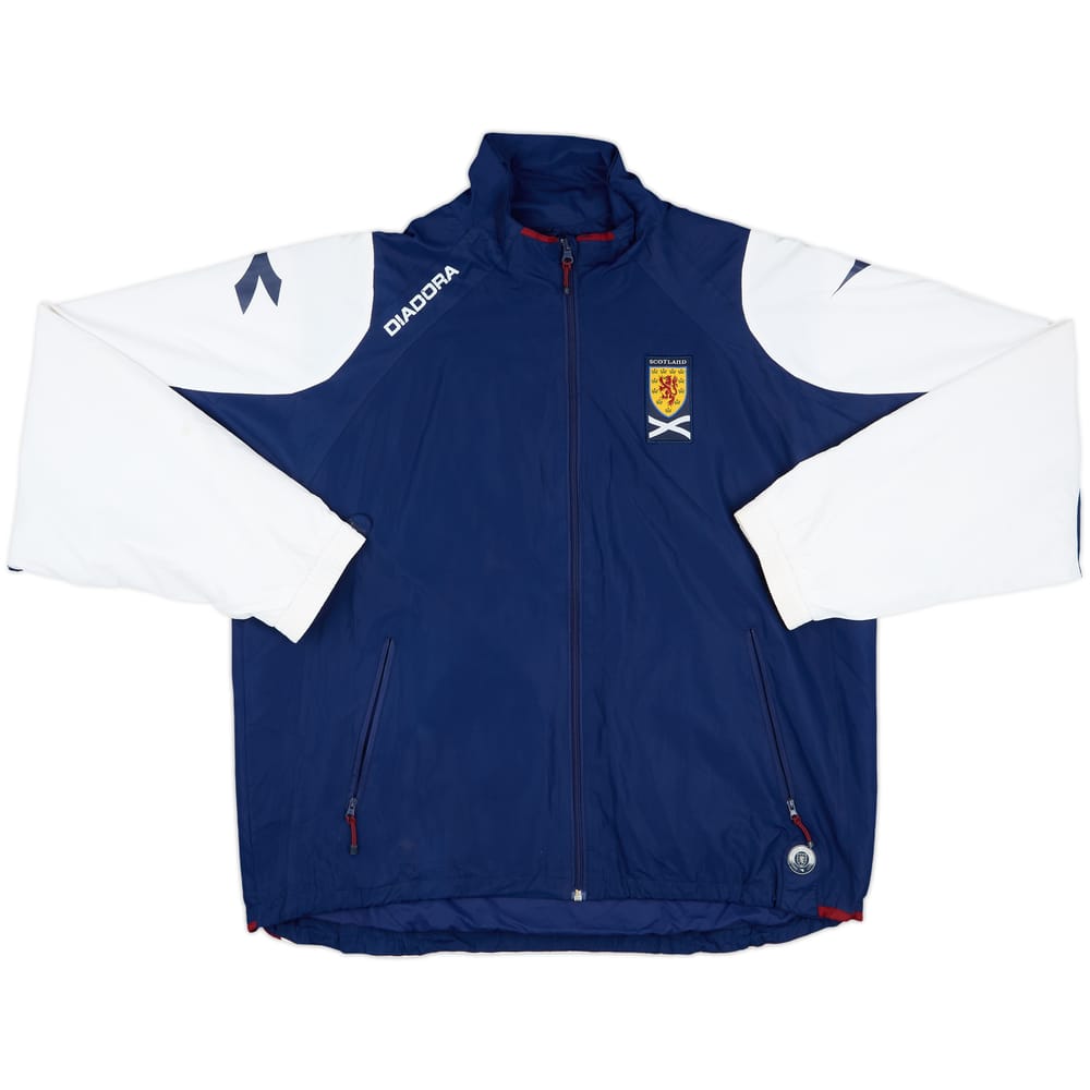 2006-07 Scotland Diadora Hooded Rain Jacket - 7/10 - (XL)
