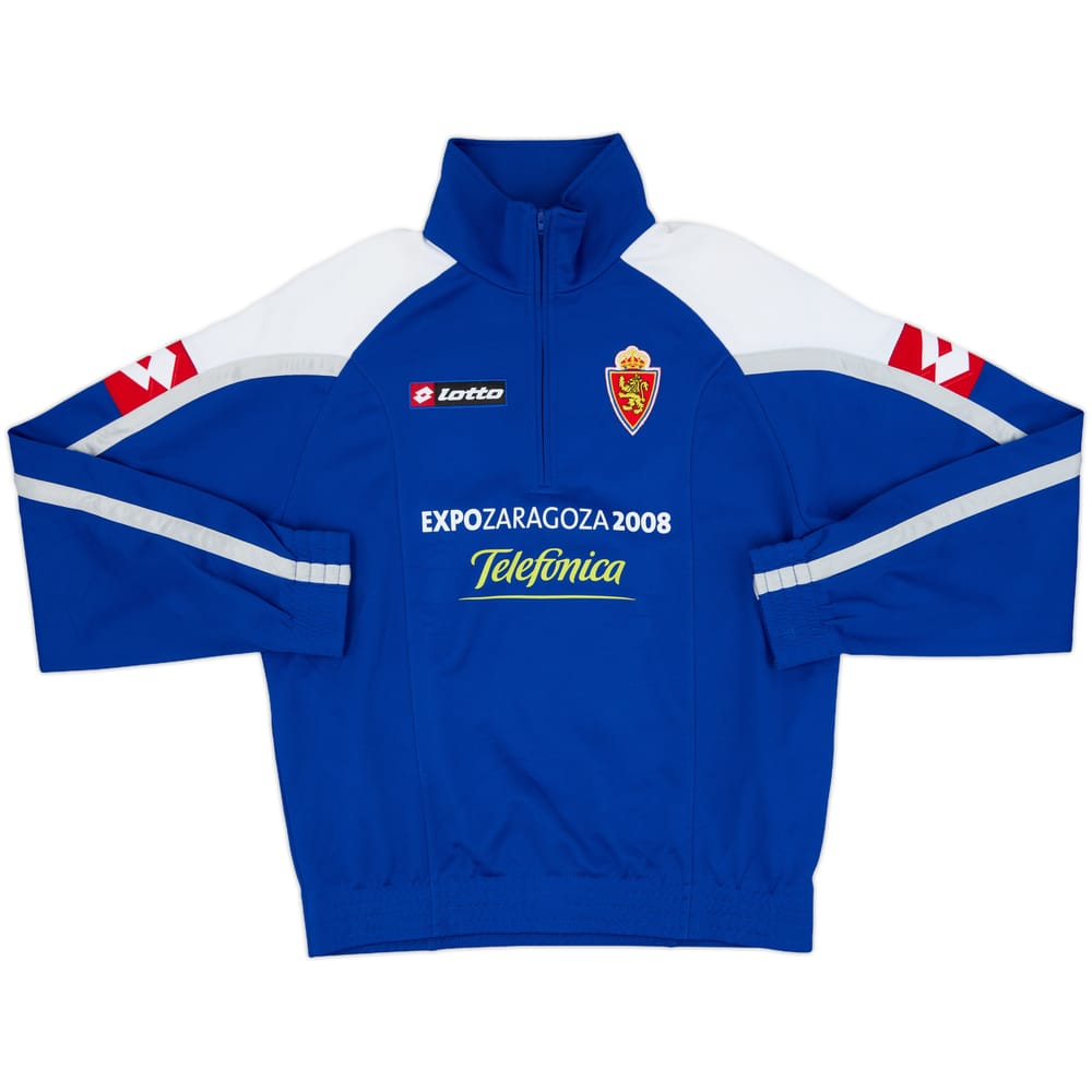 2007-08 Real Zaragoza Lotto 1/4 Zip Training Top - 10/10 - (M)