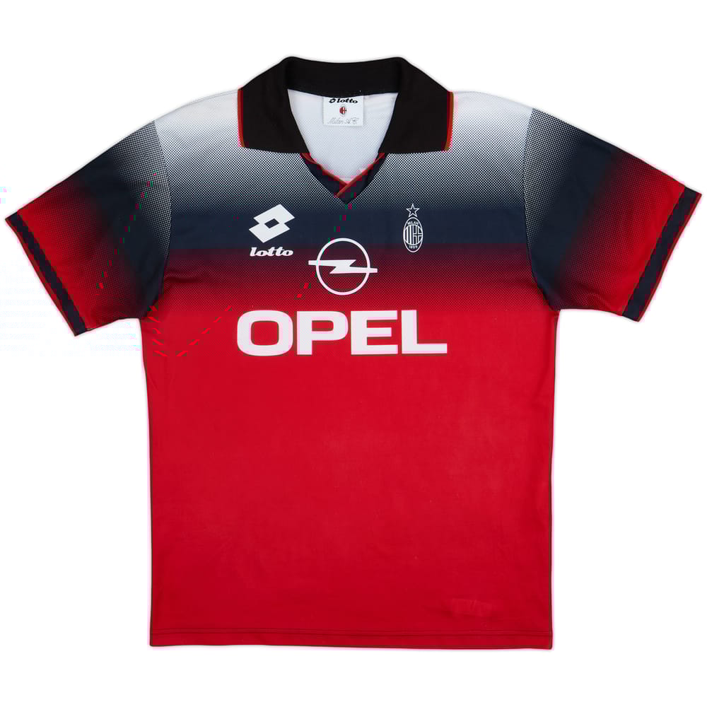 1996-97 AC Milan Lotto Training Shirt - 6/10 - (M/L)