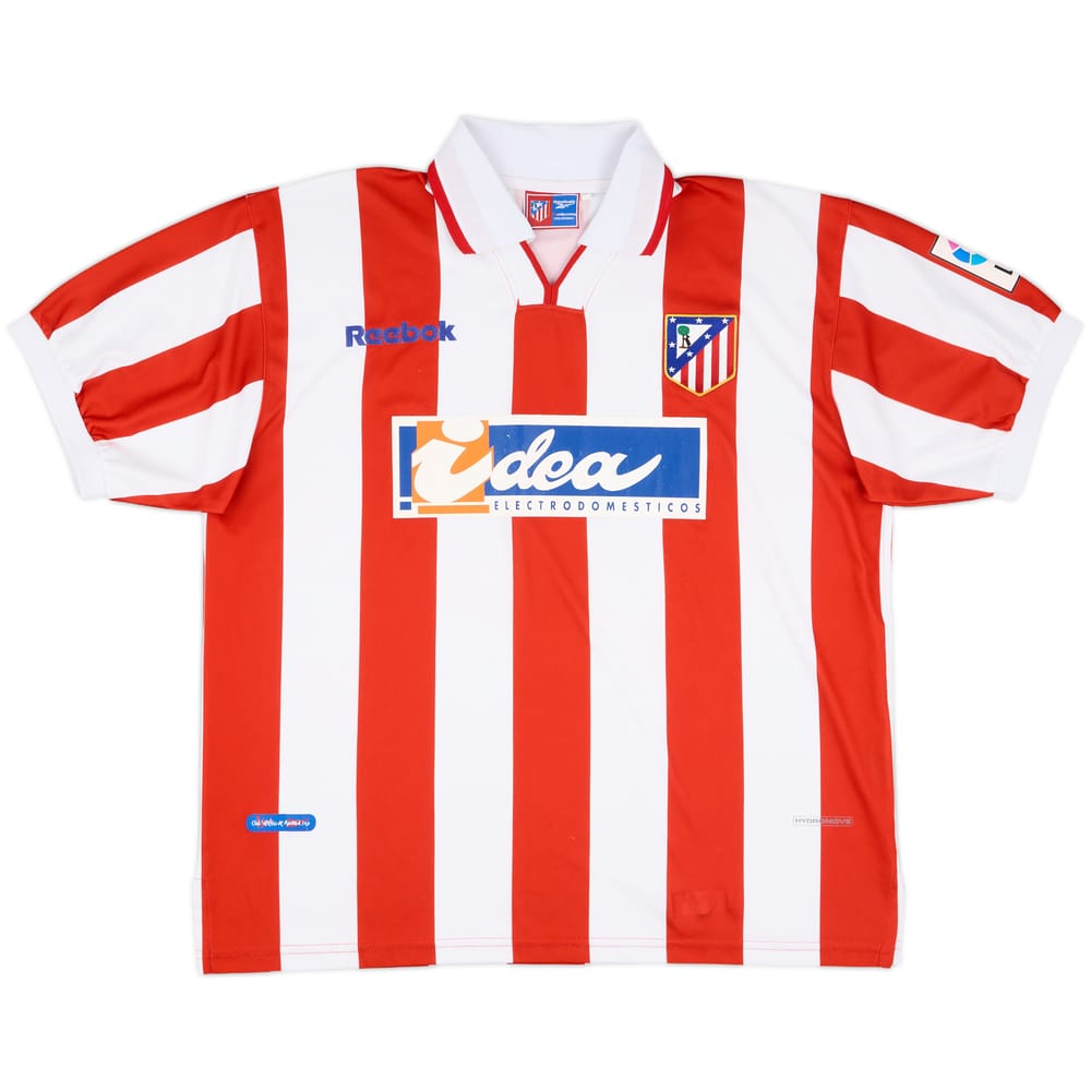 2000-01 Atletico Madrid Home Shirt - 8/10 - (L)