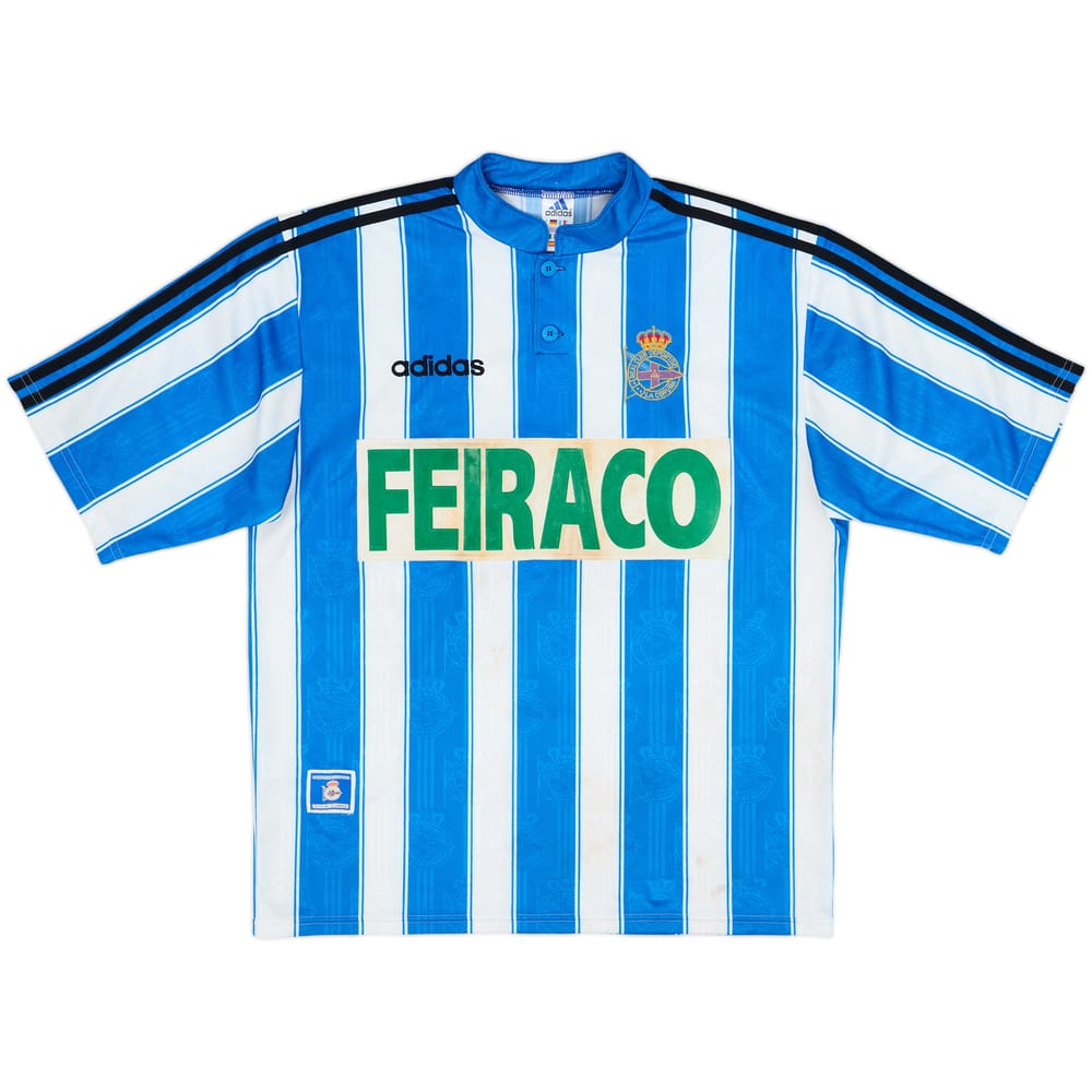 1997-98 Deportivo de La Coruna Home Shirt - 6/10 - (L)