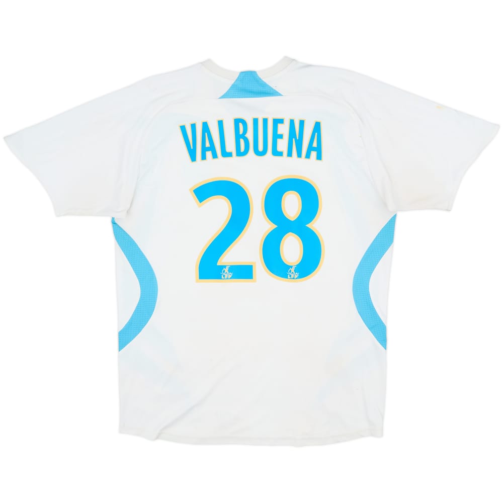 2007-08 Olympique Marseille Home Shirt Valbuena #28 - 5/10 - (L)