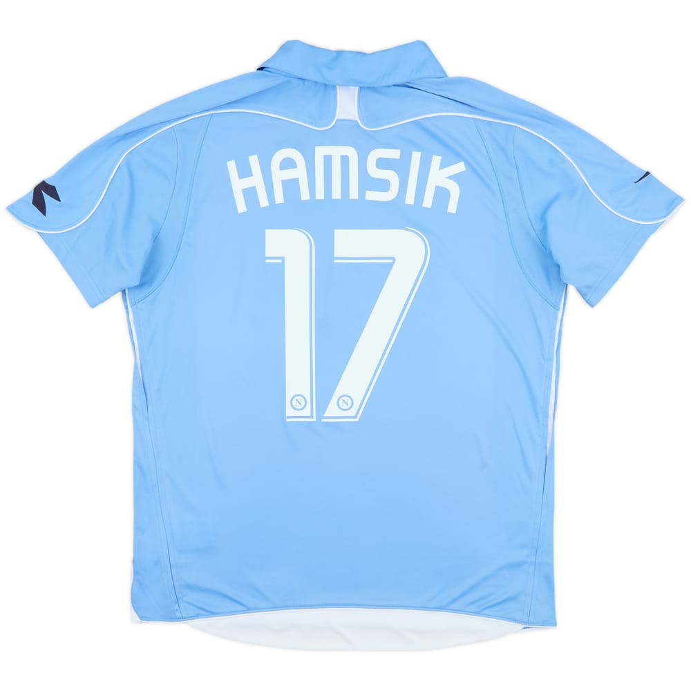 2008-09 Napoli Home Shirt Hamsik #17 - 8/10 - (L)