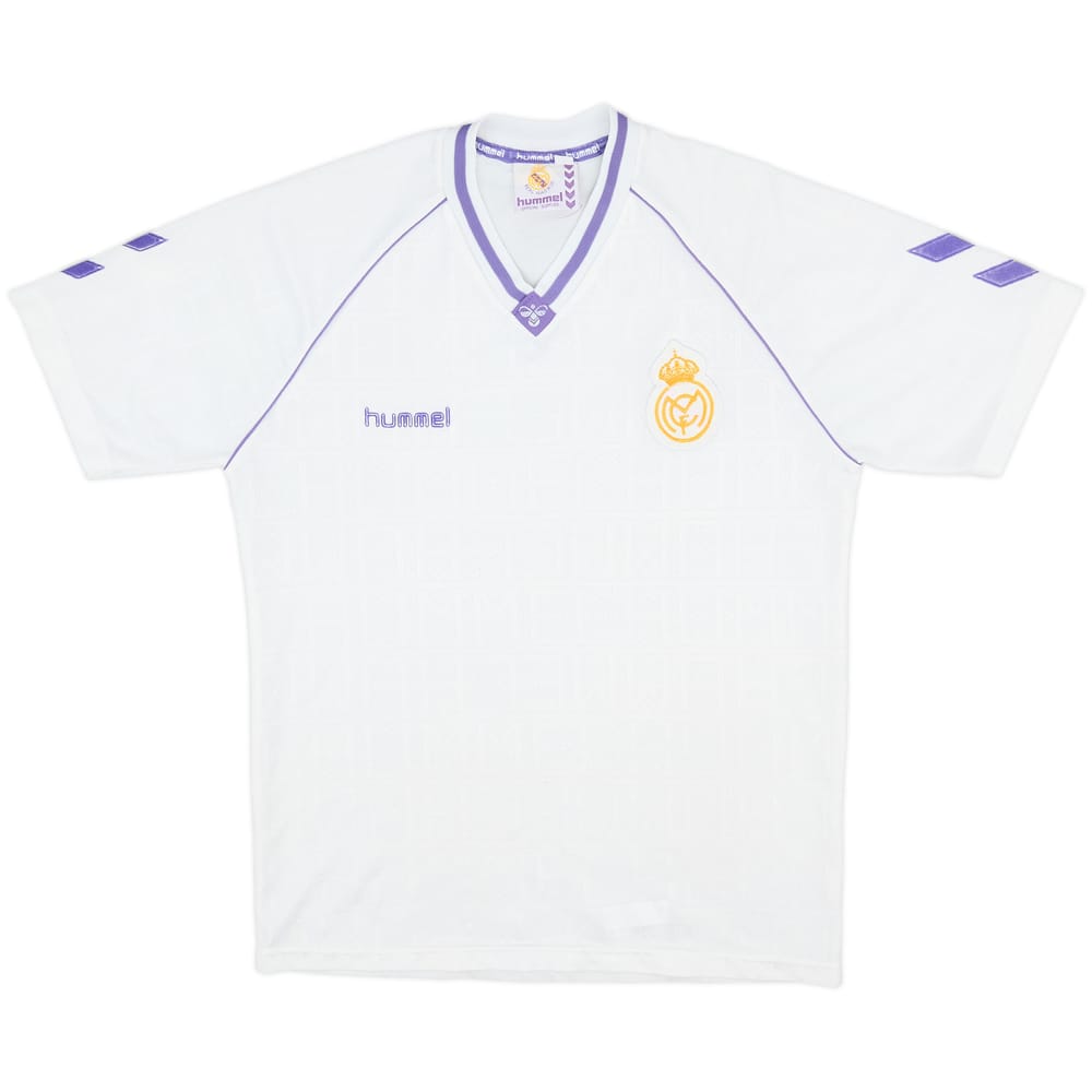1990-91 Real Madrid Home Shirt - 6/10 - (M)