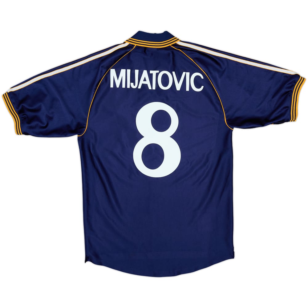 1998-99 Real Madrid Third Shirt Mijatovic #8 - 8/10 - (S)