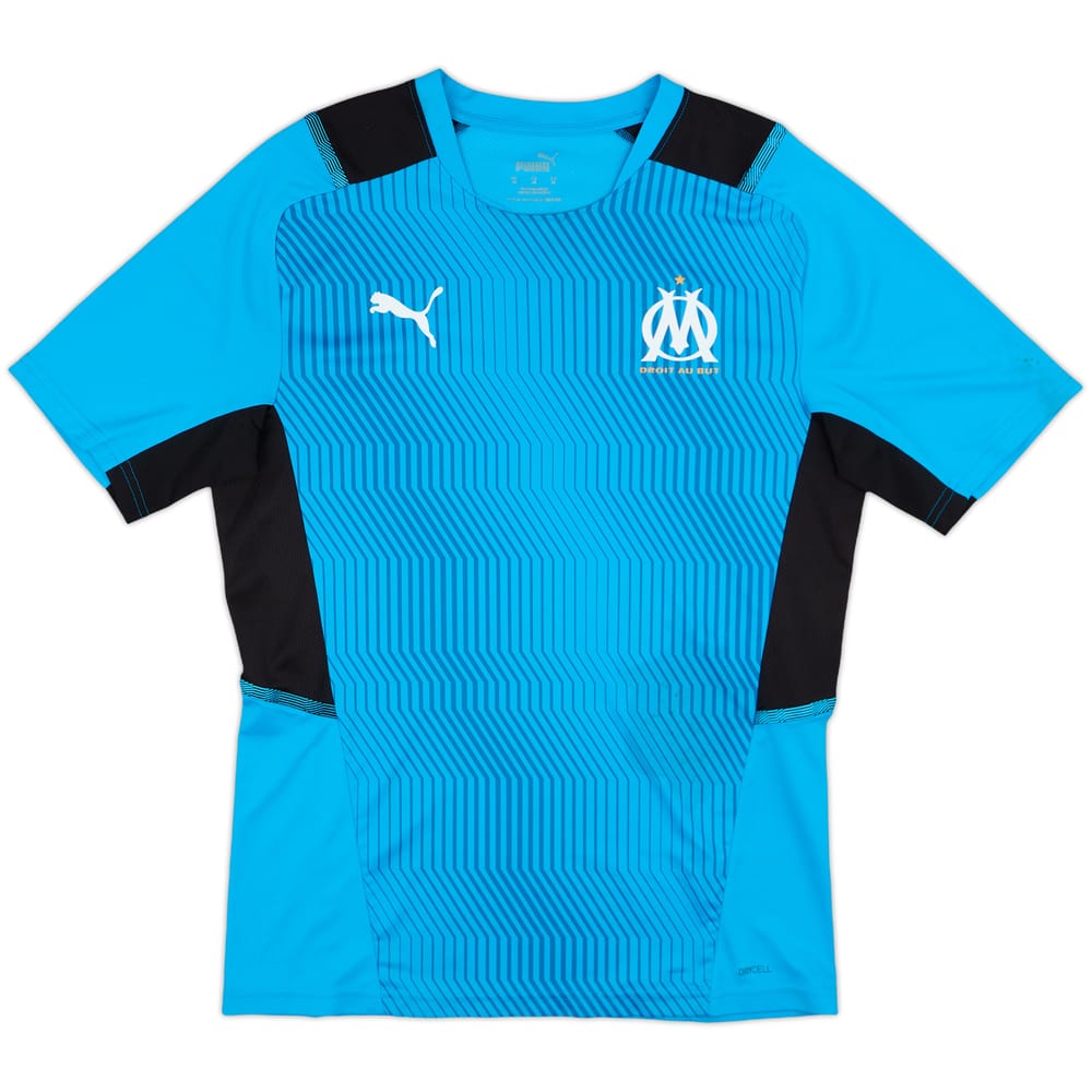 2021-22 Olympique Marseille Puma Training Shirt - 8/10 - (M)