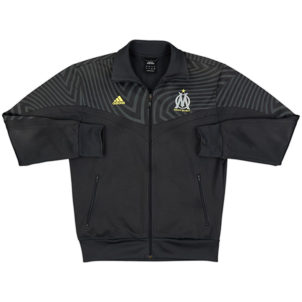 2009-10 Olympique Marseille adidas Track Jacket - 7/10 - (L)