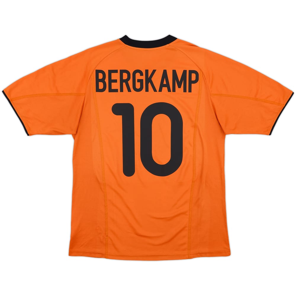2000-02 Netherlands Home Shirt Bergkamp #10 - 8/10 - (L)