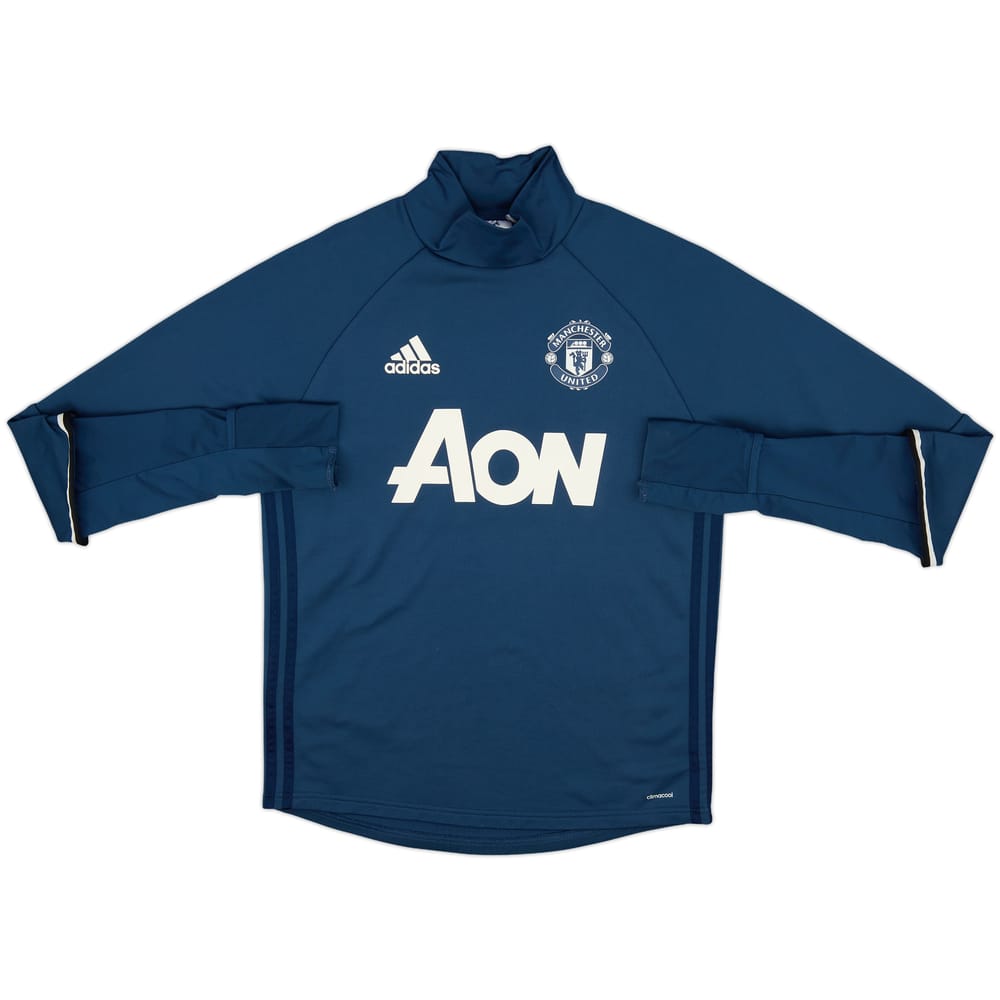 2016-17 Manchester United adidas Drill Top - 7/10 - (M)