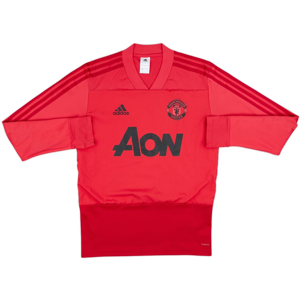 2018-19 Manchester United adidas Drill Top - 7/10 - (S)