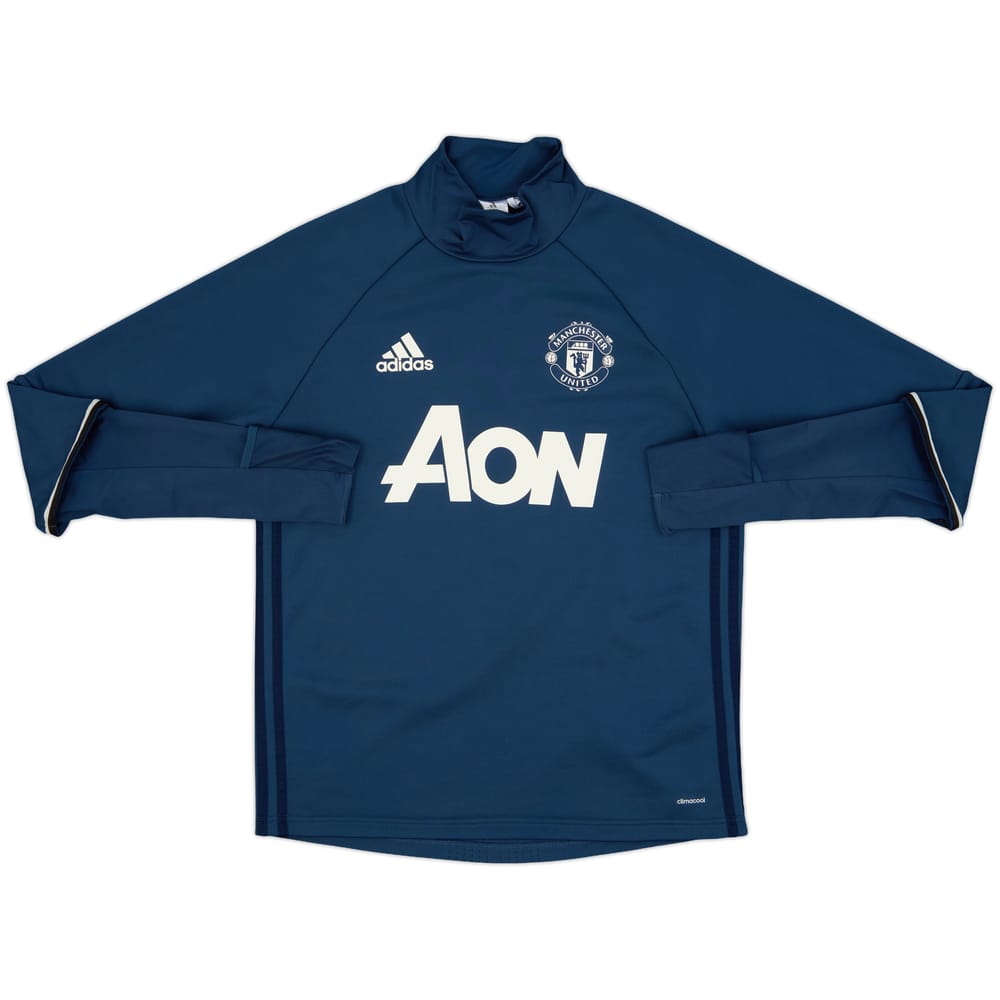 2016-17 Manchester United adidas Drill Top - 7/10 - (M)