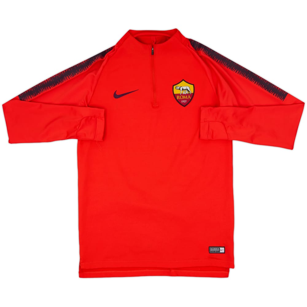 2019-20 Roma Nike 1/4 Zip Drill Top - 8/10 - (S)