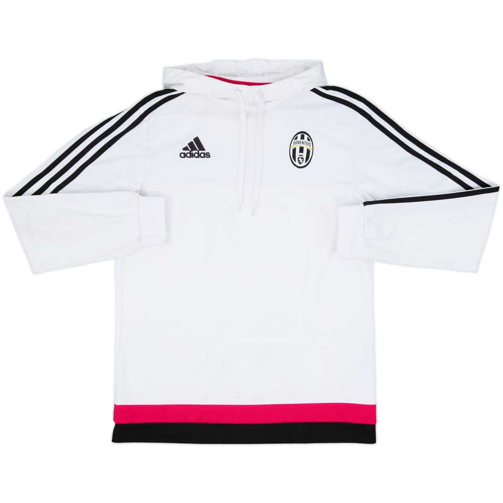 2015-16 Juventus adidas Hooded Sweat Top - 7/10 - (S)