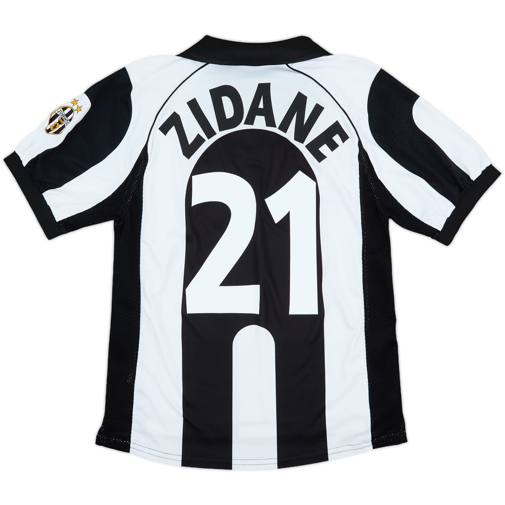1997-98 Juventus Centenary Home Shirt Zidane #21 - 8/10 - (S)
