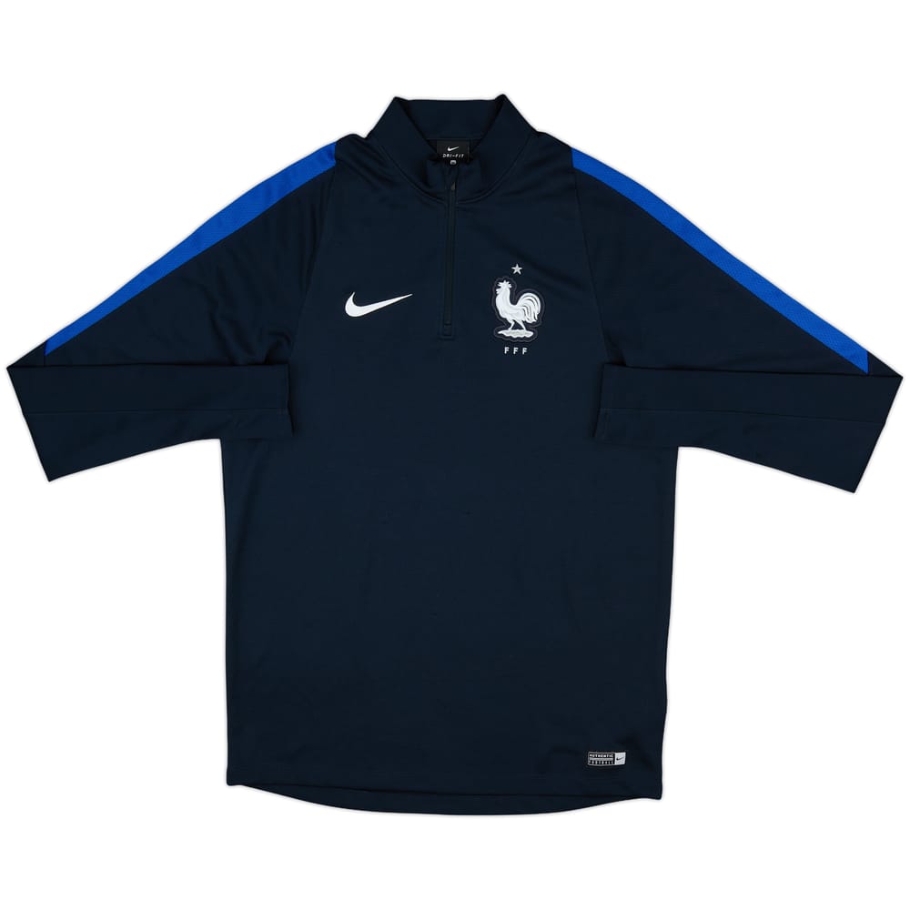2017-18 France Nike 1/4 Zip Drill Top - 8/10 - (M)