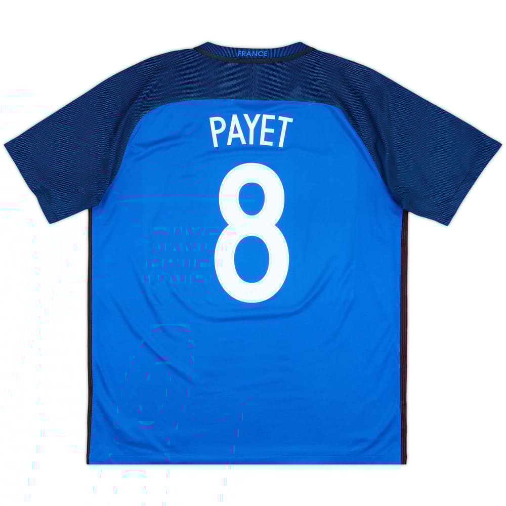 Camiseta de local de Francia 2016-17 Payet #8 - 8/10 - (XL)