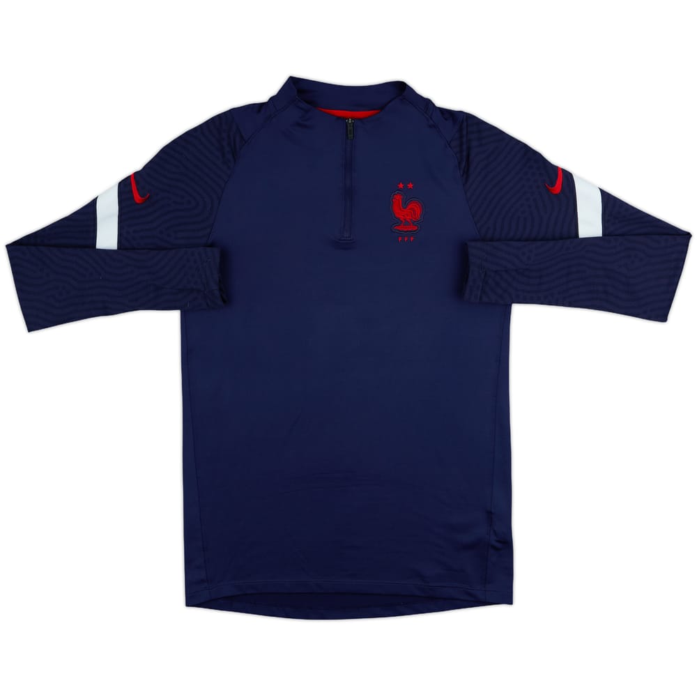 2020-21 France Nike 1/4 Zip Drill Top - 8/10 - (S)