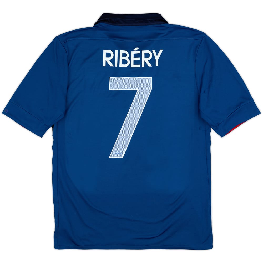 2011-12 France Home Shirt Ribery #7 - 6/10 - (M)
