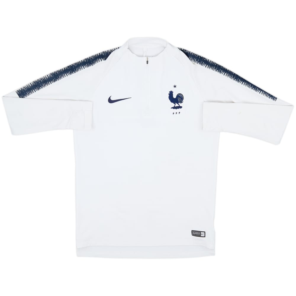 2018-19 France Nike 1/4 Zip Training Top - 5/10 - (S)