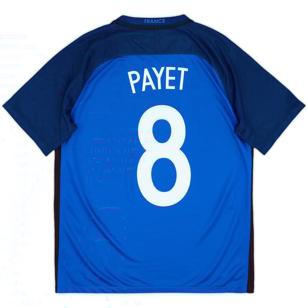 2016-17 France Home Shirt Payet #8 - 6/10 - (M)