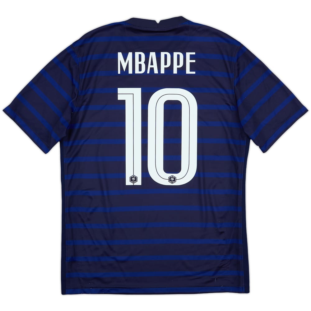 2020-21 France Home Shirt Mbappe #10 - 7/10 - (M)