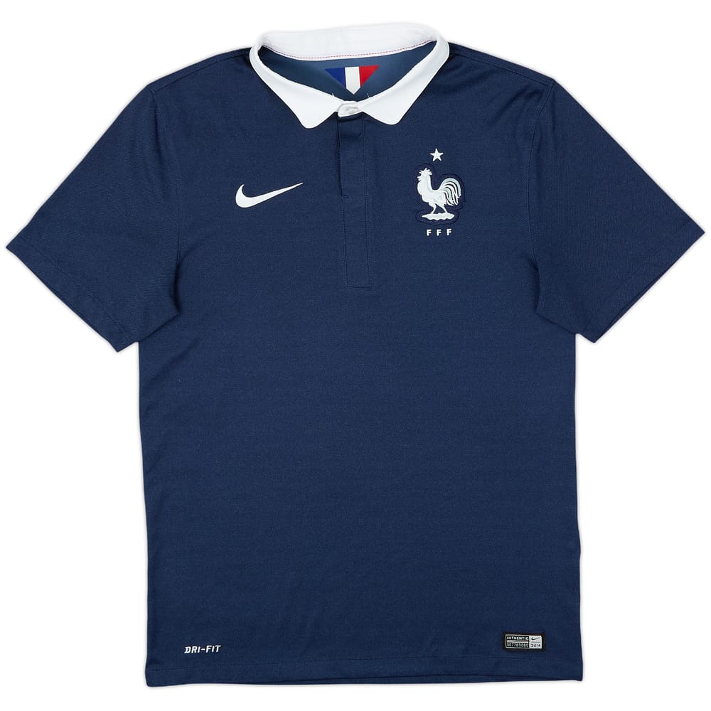 2014-15 France Home Shirt - 9/10 - (S)