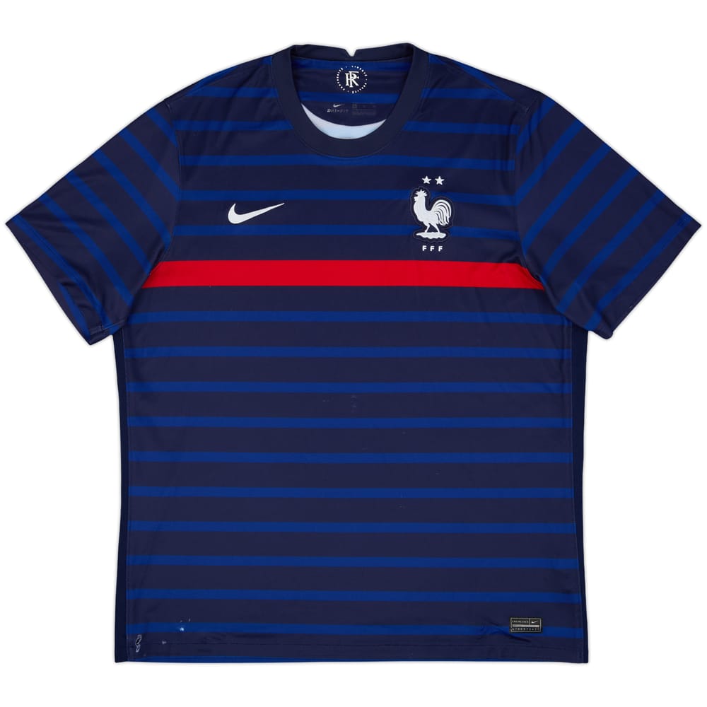 2020-21 France Home Shirt - 5/10 - (XL)