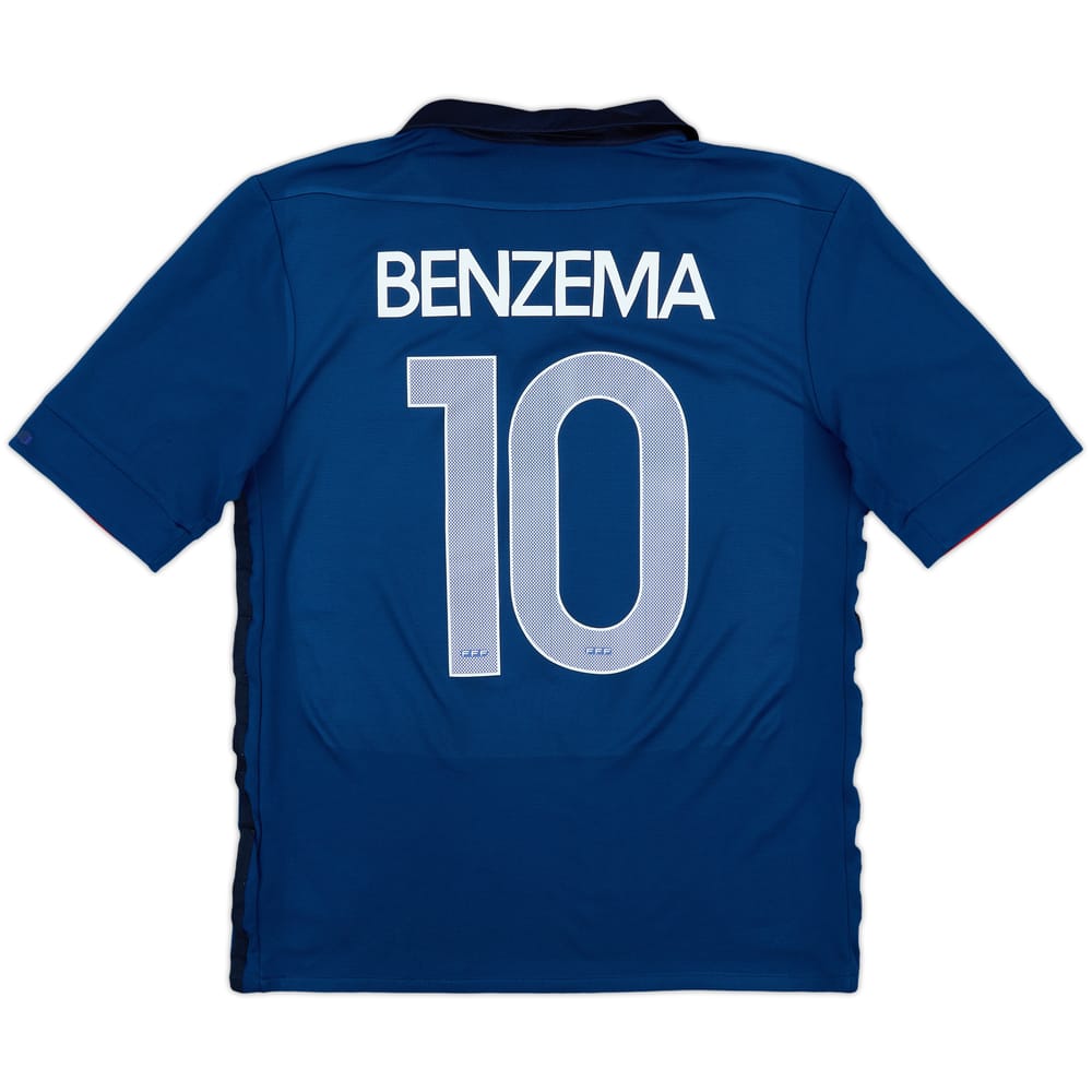 Camiseta de local de France 2011-12 Benzema #10 - 6/10 - (M)