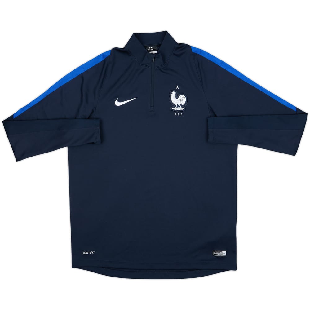 2016-17 France Nike 1/4 Zip Drill Top - 10/10 - (L)