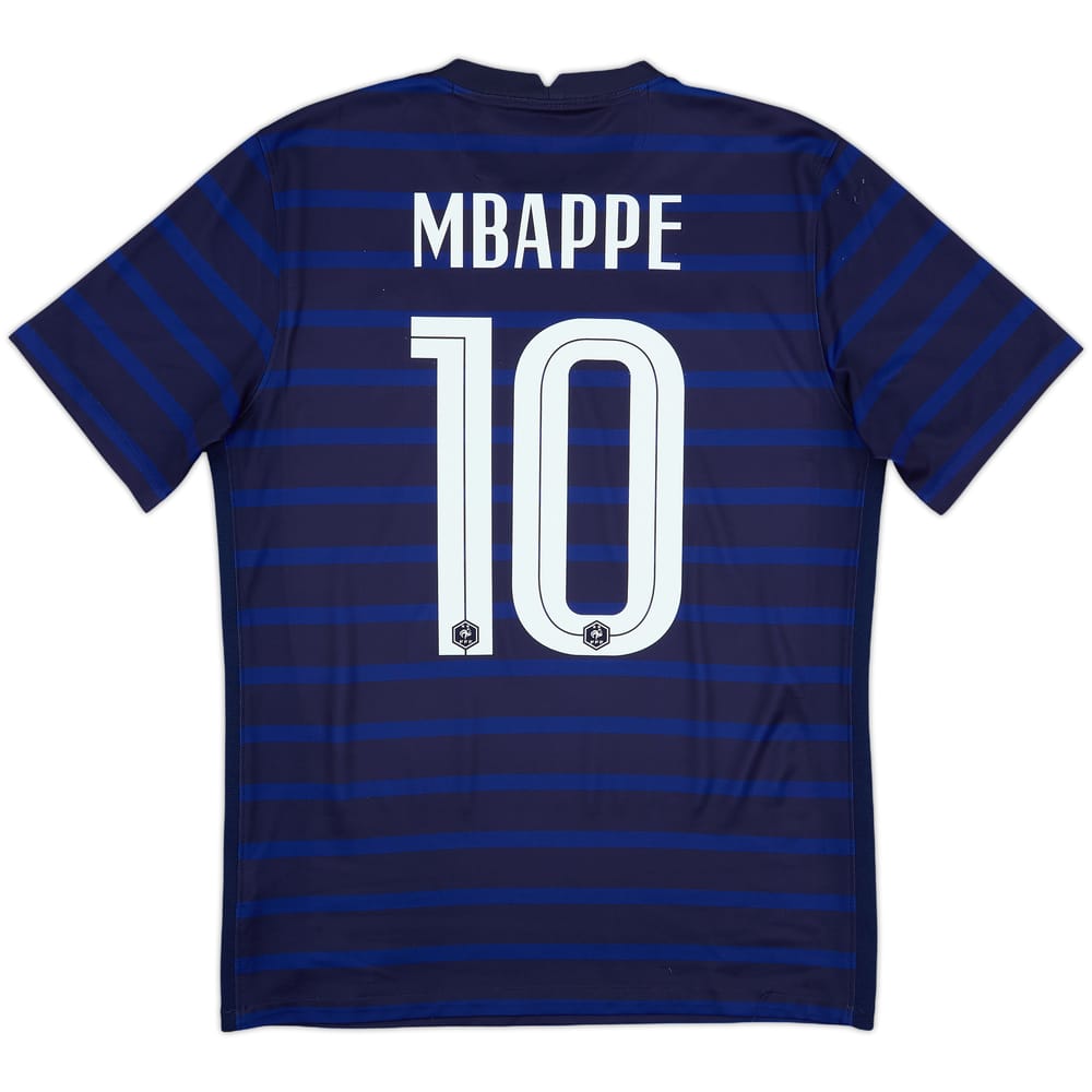 2020-21 France Home Shirt Mbappe #10 - 8/10 - (M)
